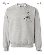 Load image into Gallery viewer, Paw and Hand Bestfriend Crewneck
