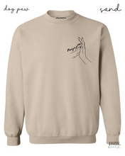 Load image into Gallery viewer, Paw and Hand Bestfriend Crewneck

