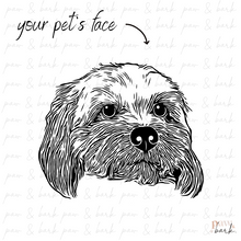 Load image into Gallery viewer, Custom Pet Portrait Illustration - Digital File Only
